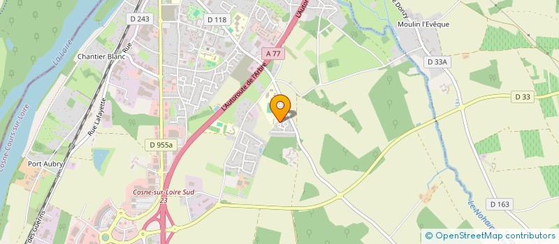 localisation de l'entreprise MONSIEUR CORANTIN MINIERE à COSNE-COURS-SUR-LOIRE