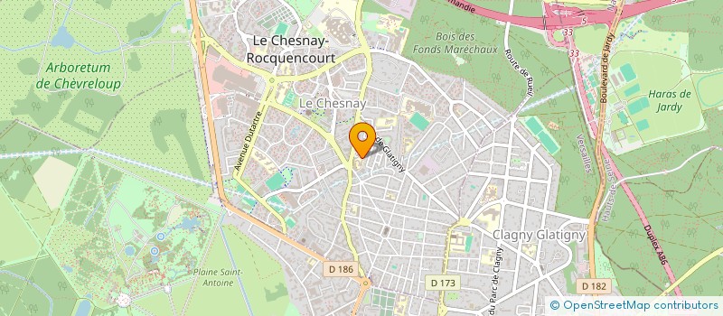 localisation de l'entreprise MONSIEUR CORDOVA CONSTANT à LE CHESNAY-ROCQUENCOURT