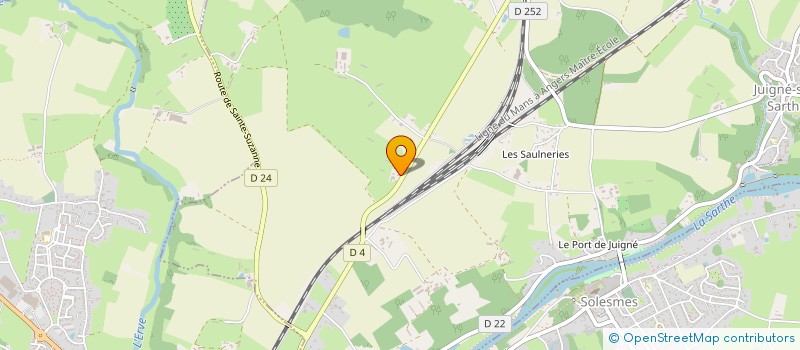 localisation de l'entreprise MONSIEUR CORENTIN ADAM  JUIGNE SUR SARTHE