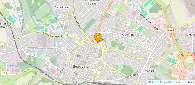 localisation de l'entreprise MONSIEUR CORENTIN ALI-YAHIA  BEAUVAIS