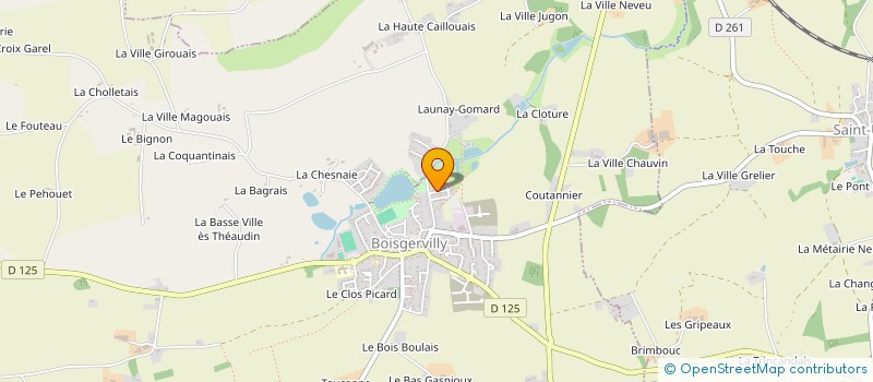 localisation de l'entreprise MONSIEUR CORENTIN ALIX  BOISGERVILLY