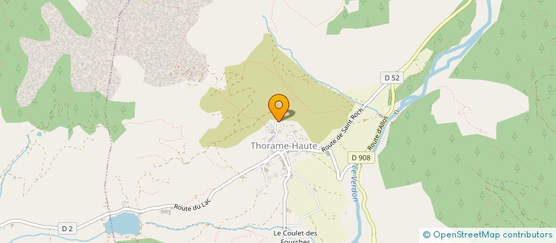 localisation de l'entreprise MONSIEUR CORENTIN ALLEGRE  THORAME-HAUTE