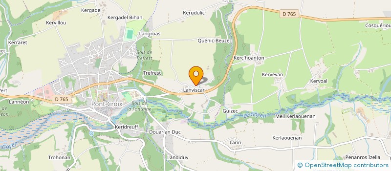 localisation de l'entreprise MONSIEUR CORENTIN ANSQUER  PONT CROIX