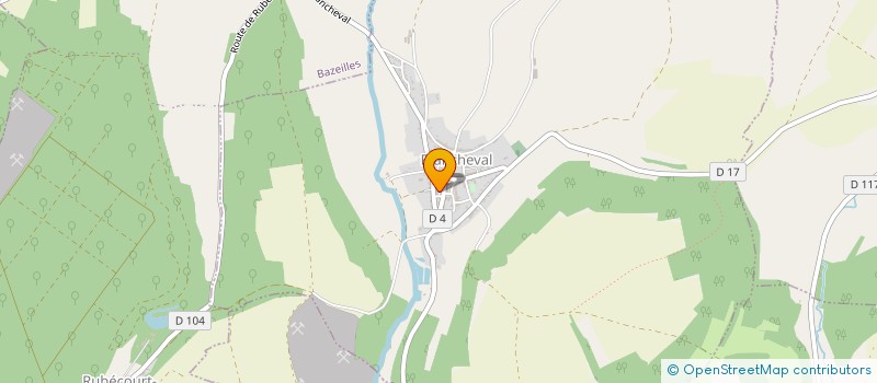 localisation de l'entreprise MONSIEUR CORENTIN ARTUSSE  POURU-AUX-BOIS