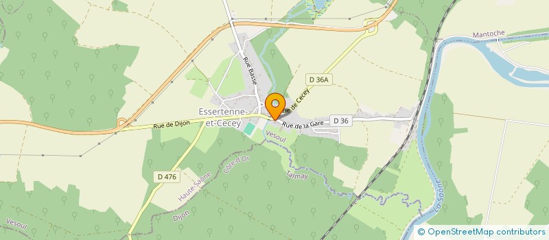 localisation de l'entreprise MONSIEUR CORENTIN AUBERT  ESSERTENNE-ET-CECEY