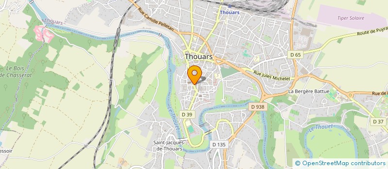 localisation de l'entreprise MONSIEUR CORENTIN AUBINEAU  THOUARS