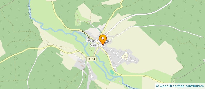 localisation de l'entreprise MONSIEUR CORENTIN AUBRY à DOULAINCOURT-SAUCOURT