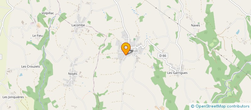 localisation de l'entreprise MONSIEUR CORENTIN AUDEMARD  MANHAC