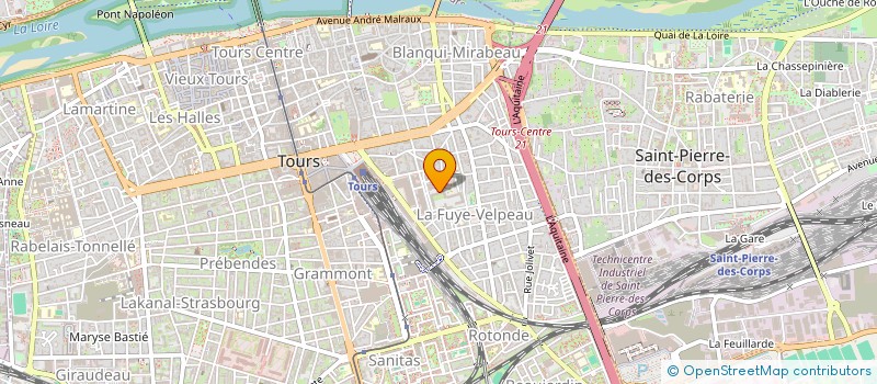 localisation de l'entreprise MONSIEUR CORENTIN AUVRAY  TOURS