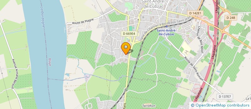 localisation de l'entreprise MONSIEUR CORENTIN AVISSE  SAINT-ANDRE-DE-CUBZAC