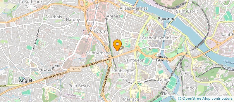 localisation de l'entreprise MONSIEUR CORENTIN BANOS  BAYONNE
