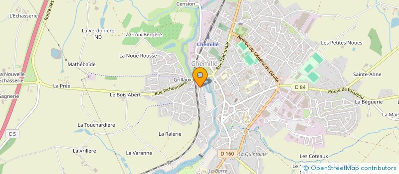 localisation de l'entreprise MONSIEUR CORENTIN BARBEAU  CHEMILLE-EN-ANJOU