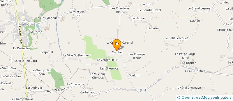 localisation de l'entreprise MONSIEUR CORENTIN BARON  PLESTAN