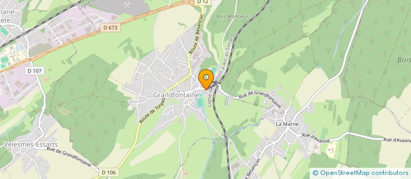 localisation de l'entreprise MONSIEUR CORENTIN BARRAND  RANCENAY