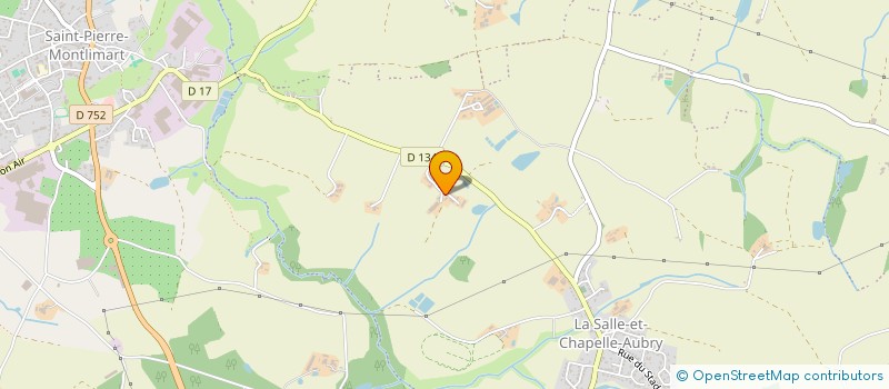 localisation de l'entreprise MONSIEUR CORENTIN BARRAULT à MONTREVAULT-SUR-EVRE