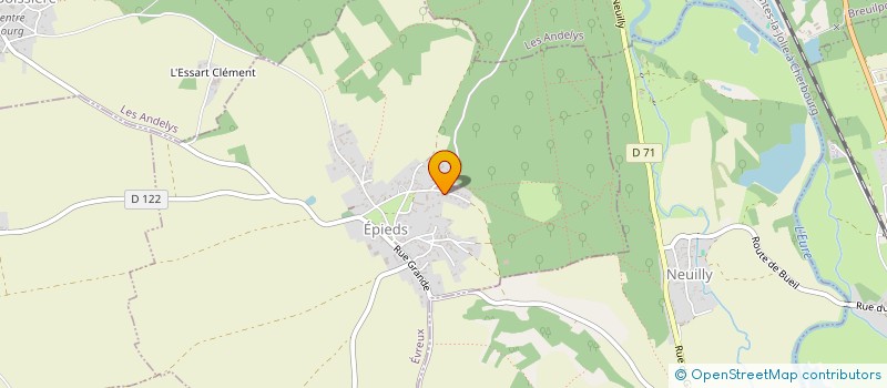 localisation de l'entreprise MONSIEUR CORENTIN BARRET  EPIEDS