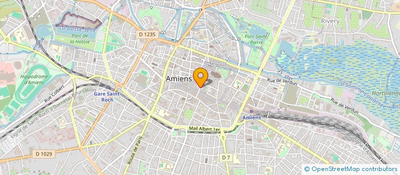 localisation de l'entreprise MONSIEUR CORENTIN BAUDRY à AMIENS
