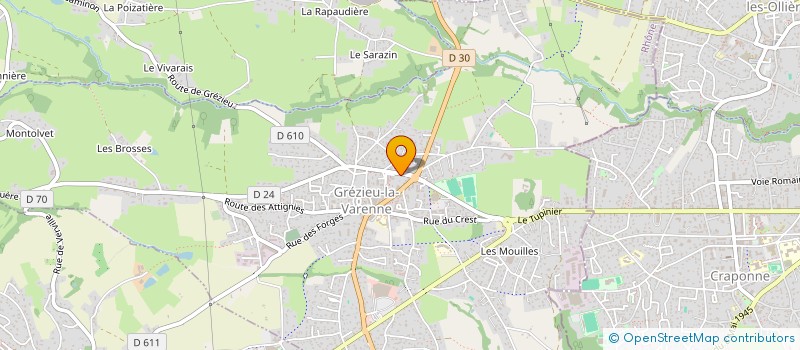 localisation de l'entreprise MONSIEUR CORENTIN BELFORTE  GREZIEU-LA-VARENNE