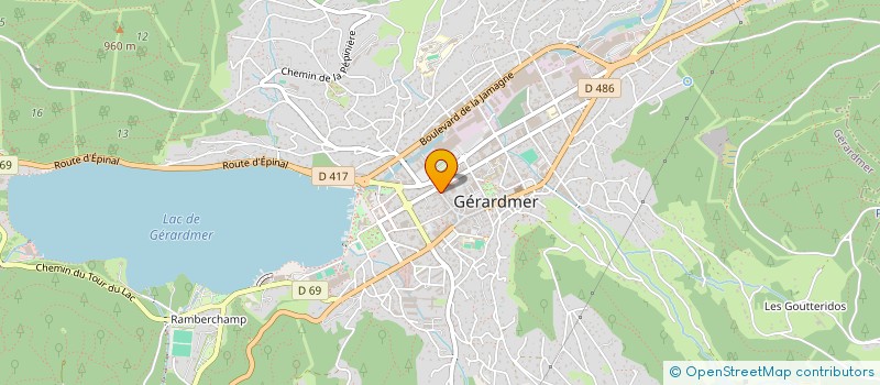 localisation de l'entreprise MONSIEUR CORENTIN BELOT  GERARDMER