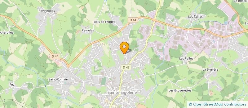 localisation de l'entreprise MONSIEUR CORENTIN BENETON  SAINTE-SIGOLENE