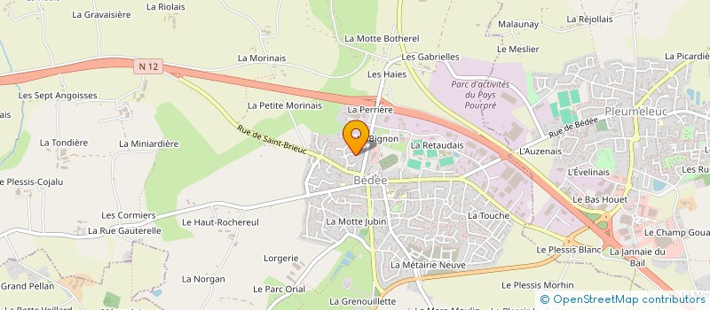 localisation de l'entreprise MONSIEUR CORENTIN BENOIT à THORIGNE-FOUILLARD