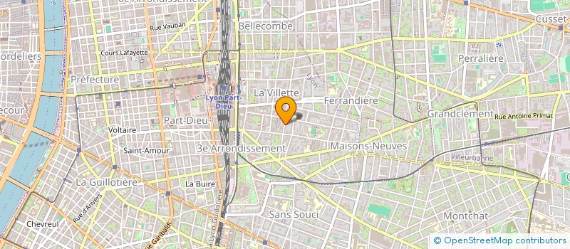 localisation de l'entreprise MONSIEUR CORENTIN BENZ  LYON