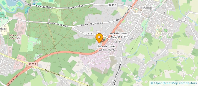 localisation de l'entreprise MONSIEUR CORENTIN BERTHEREAU  CHANGE