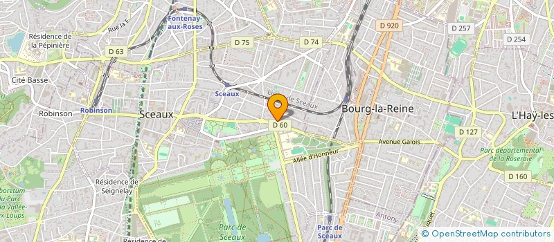 localisation de l'entreprise MONSIEUR CORENTIN BESCOND à SCEAUX