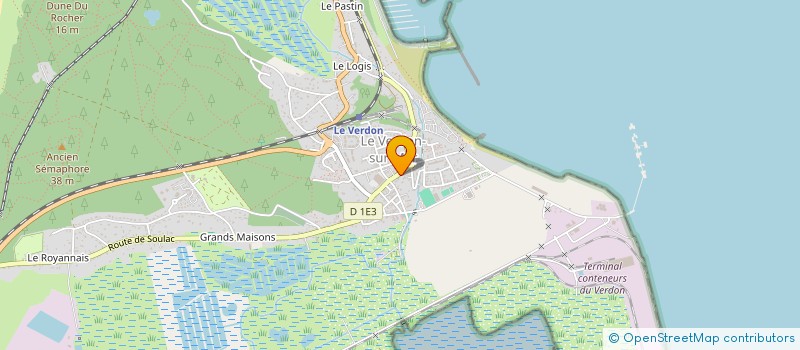 localisation de l'entreprise MONSIEUR CORENTIN BESIERS  LE VERDON-SUR-MER