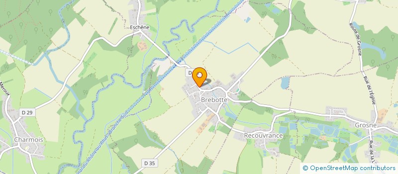 localisation de l'entreprise MONSIEUR CORENTIN BIETRY  BREBOTTE