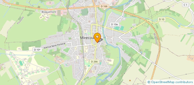 localisation de l'entreprise MONSIEUR CORENTIN BILLET  MIRECOURT