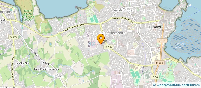localisation de l'entreprise MONSIEUR CORENTIN BILLOT à DINARD