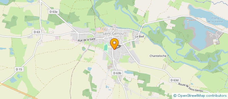 localisation de l'entreprise MONSIEUR CORENTIN BLONDELET à SAINT-GENOU