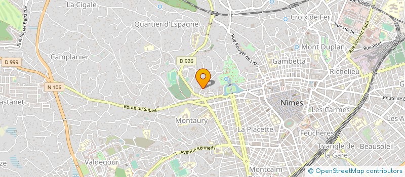 localisation de l'entreprise MONSIEUR CORENTIN BOJ  NIMES