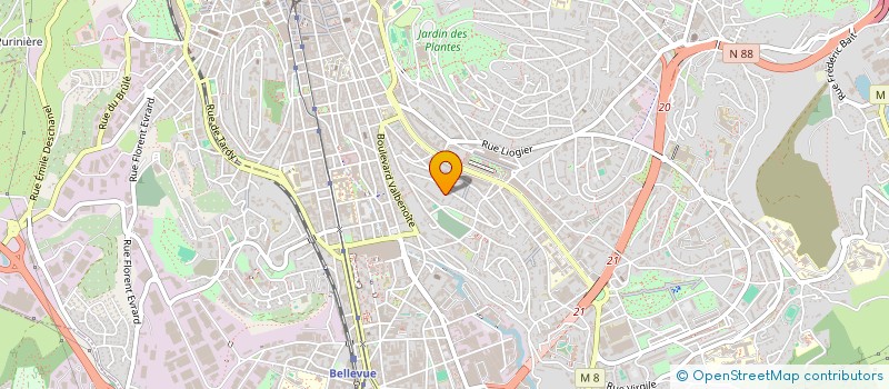 localisation de l'entreprise MONSIEUR CORENTIN BONNIER  SAINT-ETIENNE