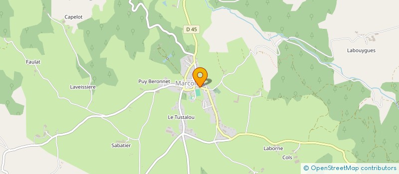 localisation de l'entreprise MONSIEUR CORENTIN BORDES à MARCOLES