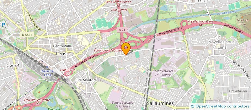 localisation de l'entreprise MONSIEUR CORENTIN BOSCART  SALLAUMINES