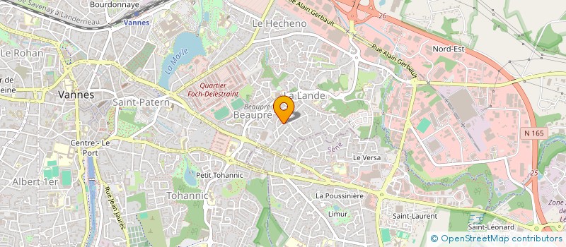 localisation de l'entreprise MONSIEUR CORENTIN BOUCHARDON à VANNES