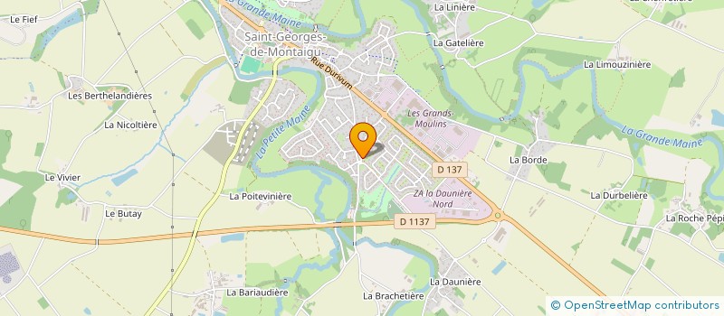 localisation de l'entreprise MONSIEUR CORENTIN BOUHIER à MONTAIGU-VENDEE