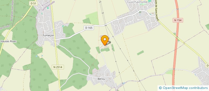 localisation de l'entreprise MONSIEUR CORENTIN BOULEAU  GUICHAINVILLE