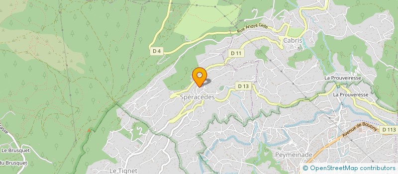 localisation de l'entreprise MONSIEUR CORENTIN BOURDON  SPERACEDES