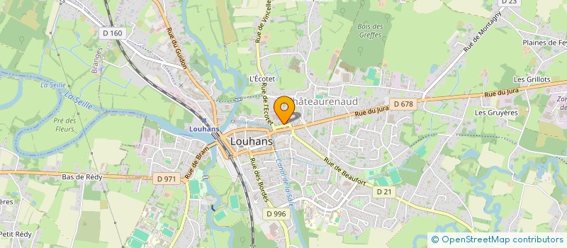 localisation de l'entreprise MONSIEUR CORENTIN BREBION à LOUHANS