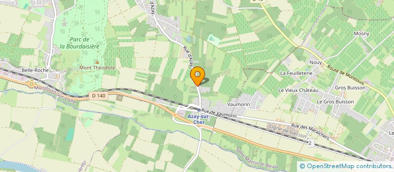 localisation de l'entreprise MONSIEUR CORENTIN BREUZARD  MONTLOUIS-SUR-LOIRE