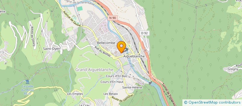 localisation de l'entreprise MONSIEUR CORENTIN BROCHE  GRAND-AIGUEBLANCHE