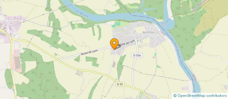 localisation de l'entreprise MONSIEUR CORENTIN BROSSARD  ANTHON