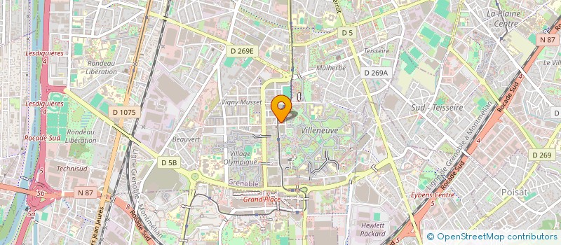 localisation de l'entreprise MONSIEUR CORENTIN BRUEL  GRENOBLE