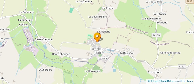 localisation de l'entreprise MONSIEUR CORENTIN BRYON  LA SELLE-EN-LUITRE