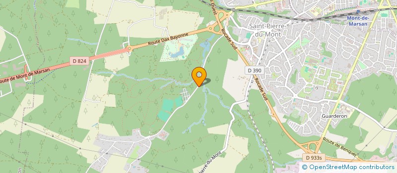 localisation de l'entreprise MONSIEUR CORENTIN BURGER  SAINT-PIERRE-DU-MONT