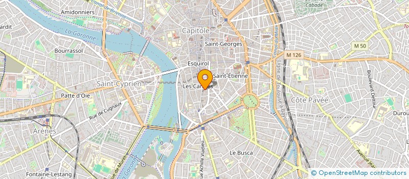 localisation de l'entreprise MONSIEUR CORENTIN BURGIO  TOULOUSE