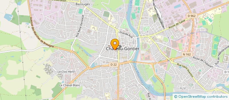 localisation de l'entreprise MONSIEUR CORENTIN CADOT à CHATEAU-GONTIER-SUR-MAYENNE